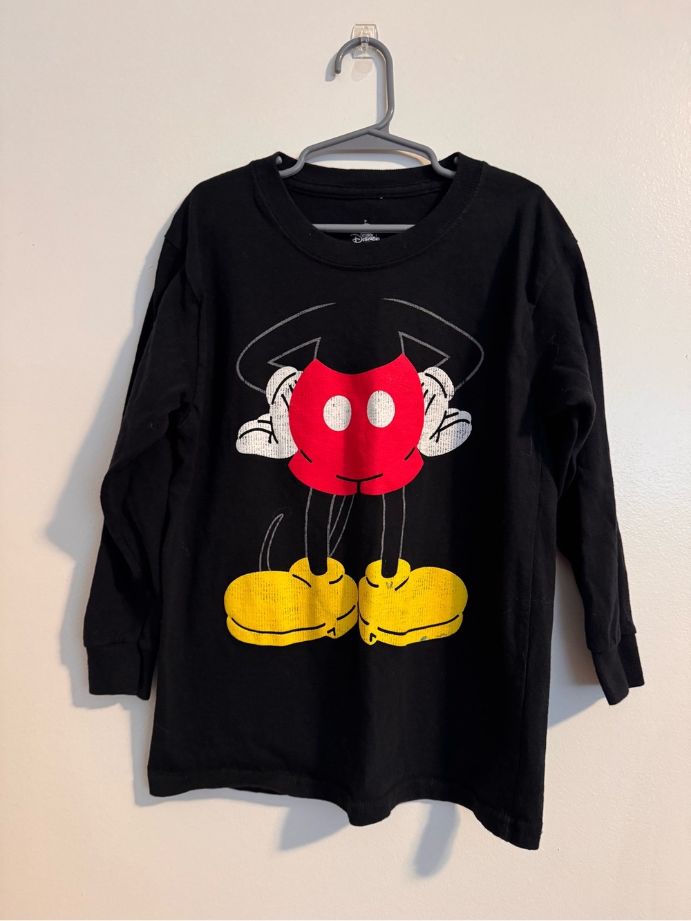 Disney Kids Mickey Black Long Sleeve Shirt